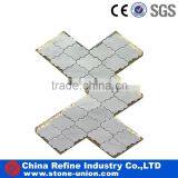 White Lantern Waterjet Marble Mosaic