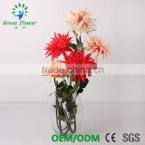 2016 Wholesale Multicolor Latex PU Artificial Flowers Dahlia Real Touch Bouquet Wedding Bridal Decor Display Flower thumbnail-4