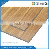 Wooden Aluminum Composite Panel For Decaration, 2mm-3mm Wooden Aluminum Composite Panel for Interier Designe