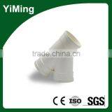 YiMing Pvc 45 Degree Pipe Fitting Lateral Tee for Welding Machine thumbnail-3