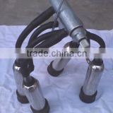 metal milking claw for piston milking machine