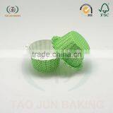 Coated Paper Baking Cupcake Liners Cups Jag Edge Polka Dots Printed thumbnail-4