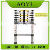 Super Aluminium Self Supporting Extension Single Portable Straight Ladder AY-ZJ1020 thumbnail-3