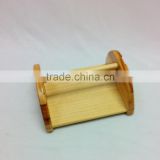 wooden tissue shelf holder high quality handmade pine