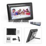 7 Inch Portable Multifunction Digital Photo Frame With Lithium Battery