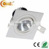 7w Square Ajustable Recessed COB Downlight thumbnail-3