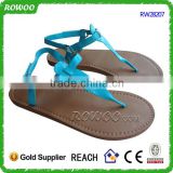 Simple Leather low price ladies sandals shoes for women
