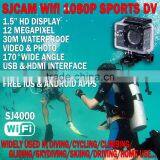 1080p 12M Sports Camera Action Helmet DV IOS Android App 30m HD WIFI SJCAM SJ4000 thumbnail-2