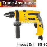 High power with adjustable speed 710W electric impact drill machine