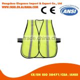 High Visibility Belt Reflective Safety Vest For Running Or Cycling String Vest With Multi Pocket Red Color