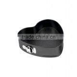 Dia.26*H7cm Carbon Steel Non-stick Heart Springform Cake Pan 2pcs Set thumbnail-2