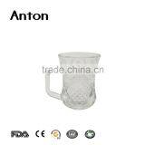 70ml 2016 Newest Style Glass Cup With Handle Machinemade Frost Cup Glass thumbnail-2