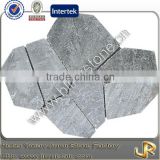 Natural slate flag paving stone on net