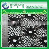 Garment Accessories:fashion Trends Polyester Mesh Lace Jacquard Fabric for Girls Flower Lace Dress-APN3722