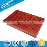 Noise Reduction Melamine Wood Perforated Acoustic Panel thumbnail-2