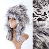 Knitting Winter Hat With Fur thumbnail-1