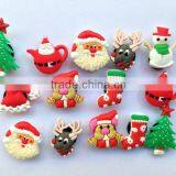 Christmas Santa Claus Shoe Charms for Croc Shoes & Wristband Bracelet thumbnail-1