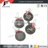 Classic black wholesale natural slate stone art crafts special christmas gifts