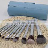 Quality Preminum Synthetic Hair 12 Piece Makeup Cosmetic Brush Set With Cylinder Case thumbnail-5