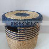 Cute Seagrass Box With Lid, Natural Seagrass Basket With Very Very Cheap Price thumbnail-4