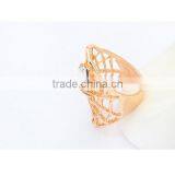 Stainless Steel Nail Rhinestone Big Cobweb Halloween Hollow Finger Ring Design thumbnail-6