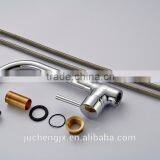 Chrome Single Handle Brass Kitchen Sink Faucet thumbnail-5