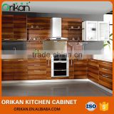 Professional red kitchen cabinet made in China