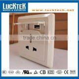Universal Power Socket Usb Wall Outlet thumbnail-1