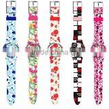 Factory direct marketing plastic watches case PVC watch band cheap kids