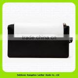 15634 Splicing Color Leather Long Style Clutch Bag Purse thumbnail-4