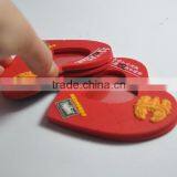 Eco-friendly Magnetic Fridge Soft Pvc Photo Frame / Heart Shape Rubber Pvc Photo Frames With Photo Insert