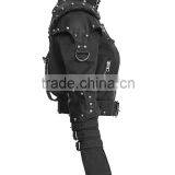 New Punk Rave Women Diesel-punk Jacket Black Goth thumbnail-3