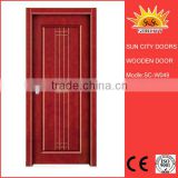 SC-W049 Indian design solid wooden door
