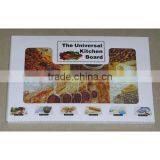 Tempered Glass Chopping Board with 3 to 10mm Thickness