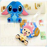 Cartoon Design Trolly Luggage Tag Wholesale/Handbag Soft Pvc Hang Tag Label/Promotional Gift Suitcase Name Tag thumbnail-2