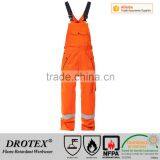 EN ISO 11611 Class 1 A1 Cotton Flame Retardant Europe Overalls With Carbon Fibre thumbnail-1