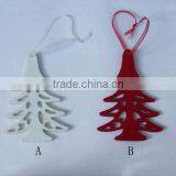 Christmas Felt Stars/deer/tree Hanging Decoration Xmas Tree Ornament Gifts in Red and White thumbnail-3
