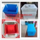 Folding PP corrugated plastic package box