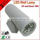 IP65 18W Up and Down LED Wall Lamp Swing Arm
