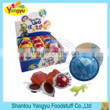 Gyro surprise toy with animal toy delicious chocolate candy