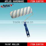 Blue White and Graystripe 9" European Style Textured Paint Roller Cover for Rough Work thumbnail-2
