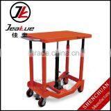 Hot Model 455kg Orange Hydraulic Factory Price Lift Table thumbnail-1
