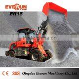 Qingdao Everun Brand 1.5 Ton China Mini Wheel Loader With CE Certificate