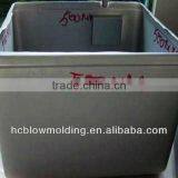 OEM Blow Molding Plastic Litter Basket Receive Garbage Barrels Street Litter Bin thumbnail-5