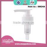High Quality White Screw Down Ribbed pp Lotion Pump thumbnail-1