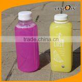 2017 Clear Food Grade Plastic Bottles for Drinks Packaging With Tamper Evident Caps thumbnail-3