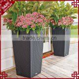 Big Doorway or Outdoor Decorative Resin Wicker Woven Mexican Flower Pots thumbnail-1