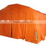 inflatable decontamination tent for fire fighting