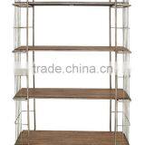 4-Tier Floor Wheel Metal Storage Rack thumbnail-2