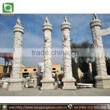 Natural Stone Roman Pillar Statue